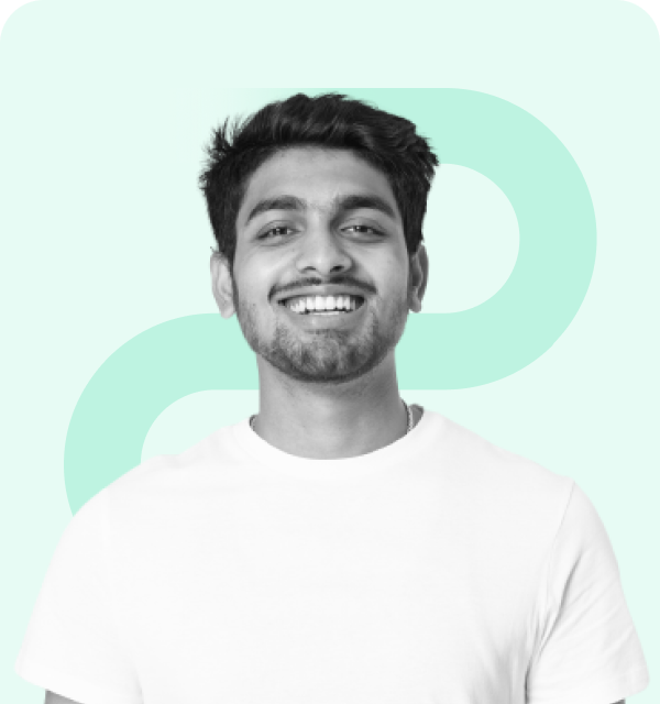 a person smiling for the camera