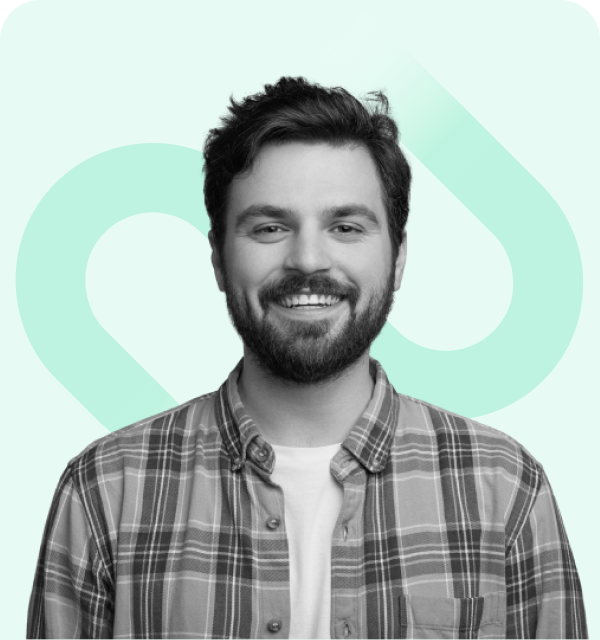 a person smiling for the camera